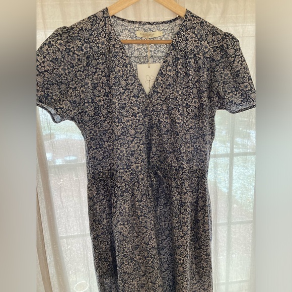 NWT Christy Dawn Simple Dawn Dress in Daisy Navy, size Large - Picture 2 of 4